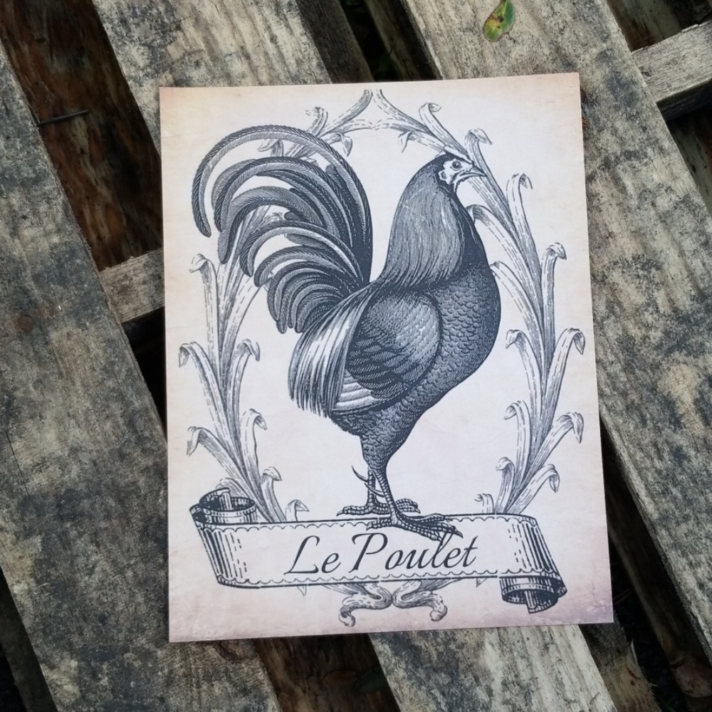 2 for $8 Vintage Designed Rustic Picture